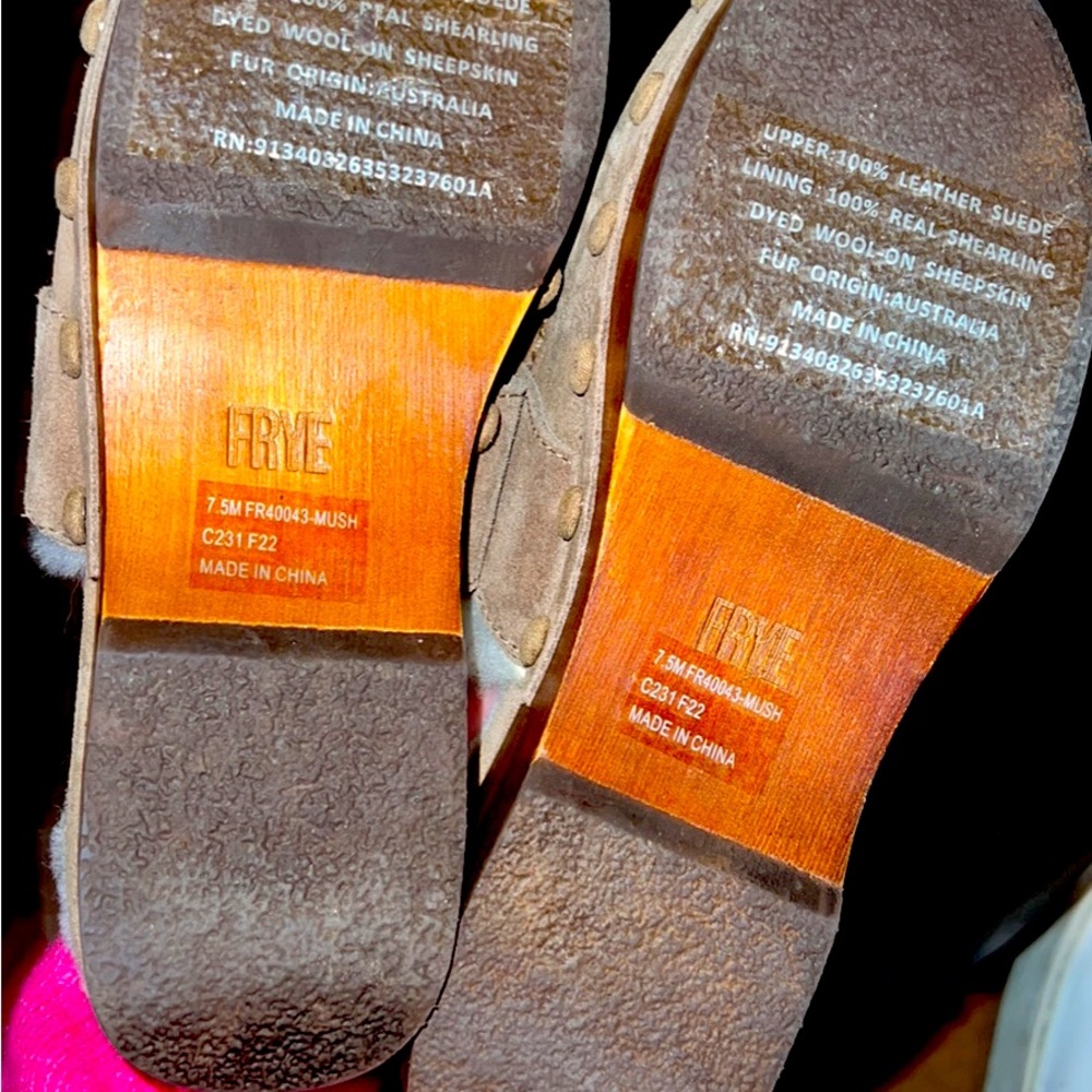 Frye suede clogs - Picture 2 of 2